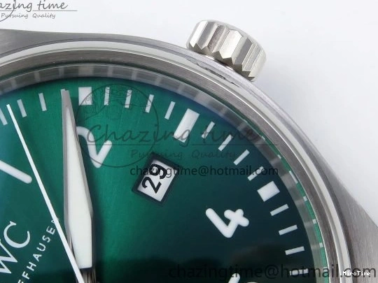 MIROTIME 0511 ZipUp Pilot Mark XX BLSF 1:1 Best Edition Green Dial on Brown Leather Strap MIYOTA 7019